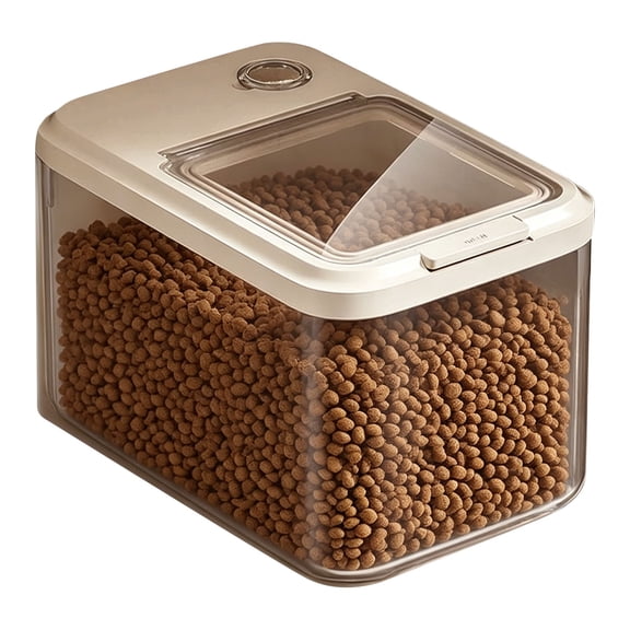 USUERY Dog Food Storage Container Airtight Pet Food Bin With Lid Fresh Keeping Canister For Dry Kibble Rice Grain Kitchen