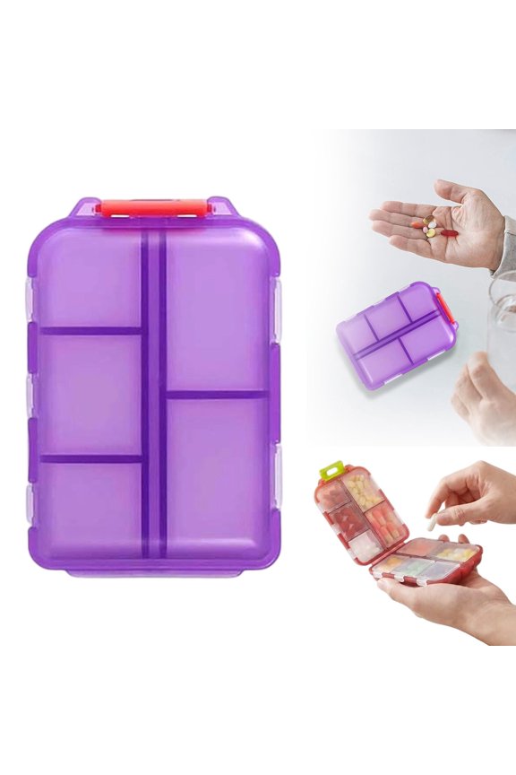 Double Layer Detachable Storage Box Portable 10 Compartment Travel Organizer 2026 New PP Case With Lids For Daily Travel Home