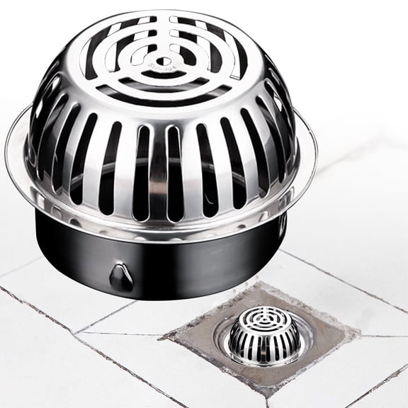 USUERY Gutter Guard Filter Round Balcony Roof Anti Blocking Floor Drain Downspout for Stops Leaves Debris