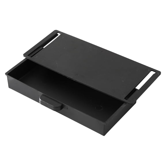 USUERY Hidden Under Desk Drawer, Adhesive Plastic Storage Drawer, For Makeup Jewelry Kitchen Organization