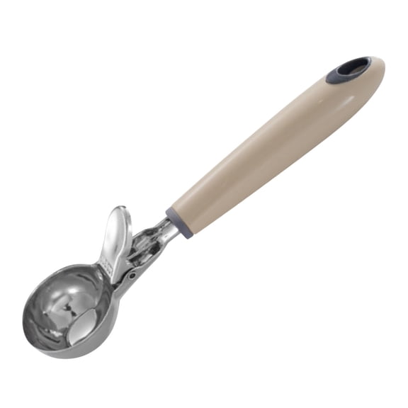 USUERY Ice Dessert Hemisphere Spoon Stainless Steel With Rubber Handle For Watermelon And Kitchen Outdoor Use Home