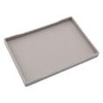 thumbnail image 1 of USUERY Indoor Fast Tray Rectangular Metal Serving Tray For Cafeteria And Kitchen Home, 1 of 9