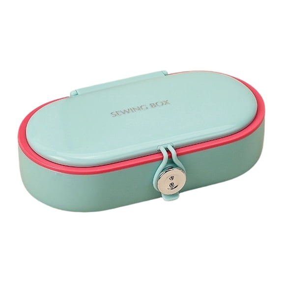 USUERY Multifunctional Home Sewing Box Thimble Hand Sewing Kit Button Storage Box Cost Effective Portable Set Sewing Bag