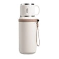 thumbnail image 1 of USUERY Portable Vacuum Insulated Bottle 2 In 1 Design With Drinking Cup Double Layer Stainless Steel Thermos For Hot Cold Drinks Home, 1 of 8