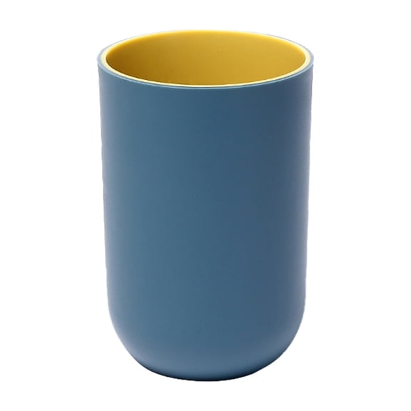 USUERY Reusable Plastic Drinking Cup, Toothbrush Cup For Bathroom, Adult Travel Mug For Daily Use