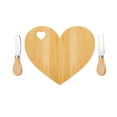 thumbnail image 1 of USUERY Round Wooden Charcuterie Board Set With Cheese Knives And Forks Thank You Card With Box For Guests Wedding Gift, 1 of 9