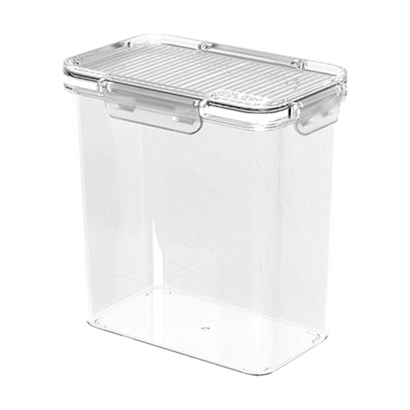 USUERY Stackable Food Grade PET Airtight Storage Container With Lid For Kitchen Pantry Fridge And Grains Home