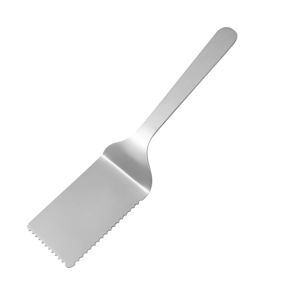 USUERY Stainless Steel Cake Server Baking Tool with Serrated Edge for Bread Pizza Dessert Serving