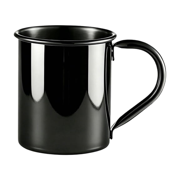 USUERY Stainless Steel Copper Plated Smooth Mug For Coffee Tea Beverages Polished Finish Home Kitchen