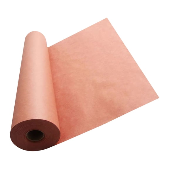 USUERY Unwaxed Uncoated Unbleached Paper Roll 18x393 Inch For BBQ Grilling Virgin Pulp Baking Paper Oil Absorbing Mat Home