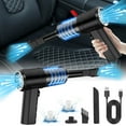 USUPDD Mini Vacuum Cleaner (Black), Household Vacuum Cleaners Car