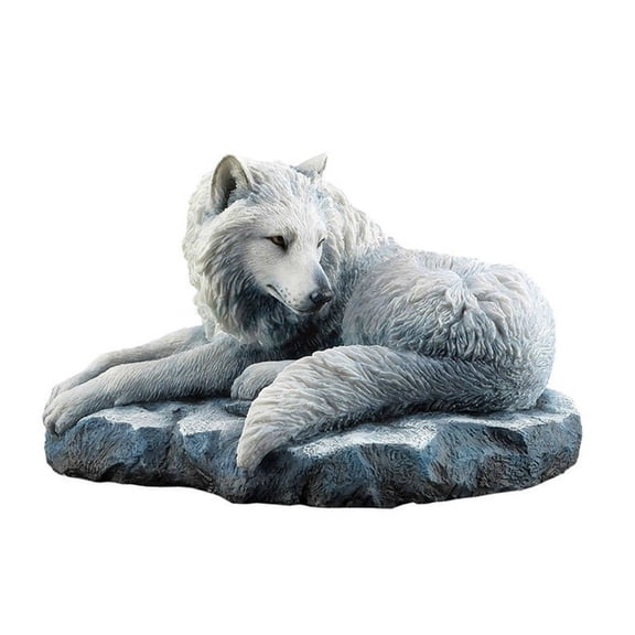 USVD Arctic Wolf Guardian of The North Lisa Parker Figurine 7.75" H