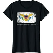 USVI Flag T-Shirt | Vintage Made In U.S. Virgin Islands Gift
