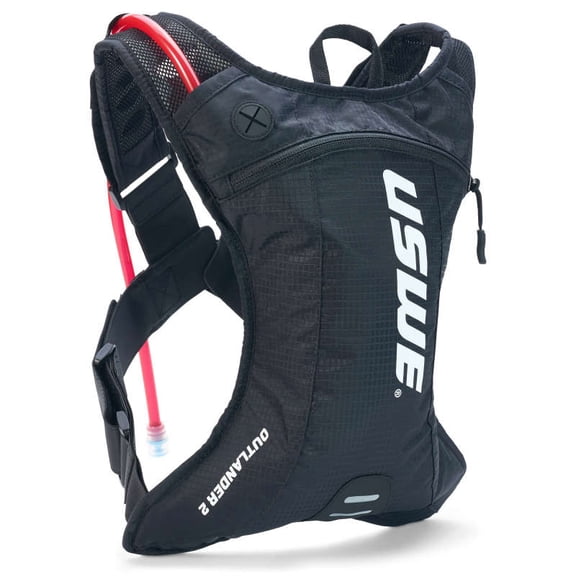 USWE Outlander 2 Liter Backpack w/1.5L Hydration Bladder (Carbon Black )