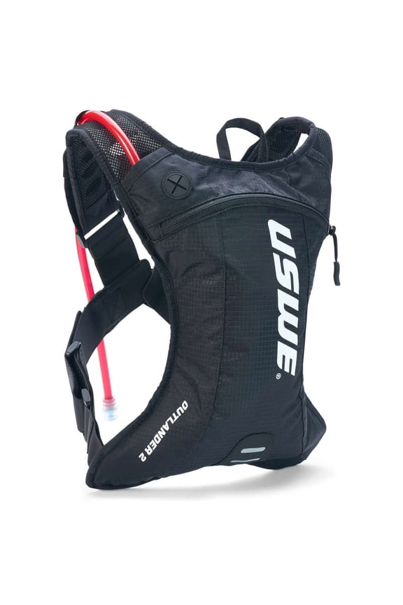 Outlander 2 Liter Backpack w/1.5L Hydration Bladder (Carbon Black )