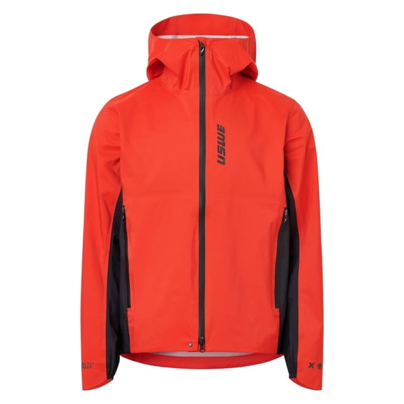 USWE Waterproof  MTB Jacket Flame Red - Large