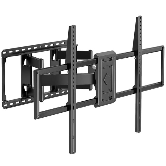 USX MOUNT Heavy-Duty Full Motion TV Wall Bracket for 42-120" TVs up to 220 lbs, Dual Arm Extension to 28.1", Tilt/Swivel/Level, Max VESA 900×600, Fits 12/16/18/24" Studs