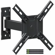 USX MOUNT Full Motion TV Wall Mount 180°swivel Bracket for 13-42 inch TV & Monitor,up to 55lbs Television mount Tilt Extension with Articulating Arms Max VESA 200x200mm