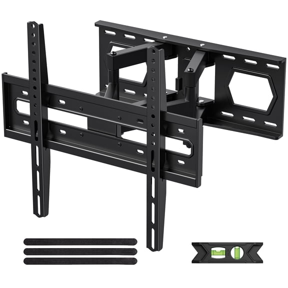 USX MOUNT Full Motion TV Wall Mount for 26-65" TVs, Hold up to 110lbs with Max VESA 400x400mm & 16" Wood Stud
