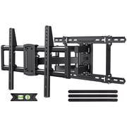 USX MOUNT Full Motion Tilting Swivel Leveling Articulating TV Wall Mount for 47-90" TVs, VESA 600x400mm, Fits 16/18/24" Wood Studs, Holds up to 120lbs