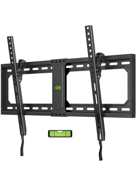 USX MOUNT Large Tilting TV Wall Mount for 37-82" Flat Screen TVs, Max VESA 600x400mm Hold up to 132LBS, 24" Wood Stud