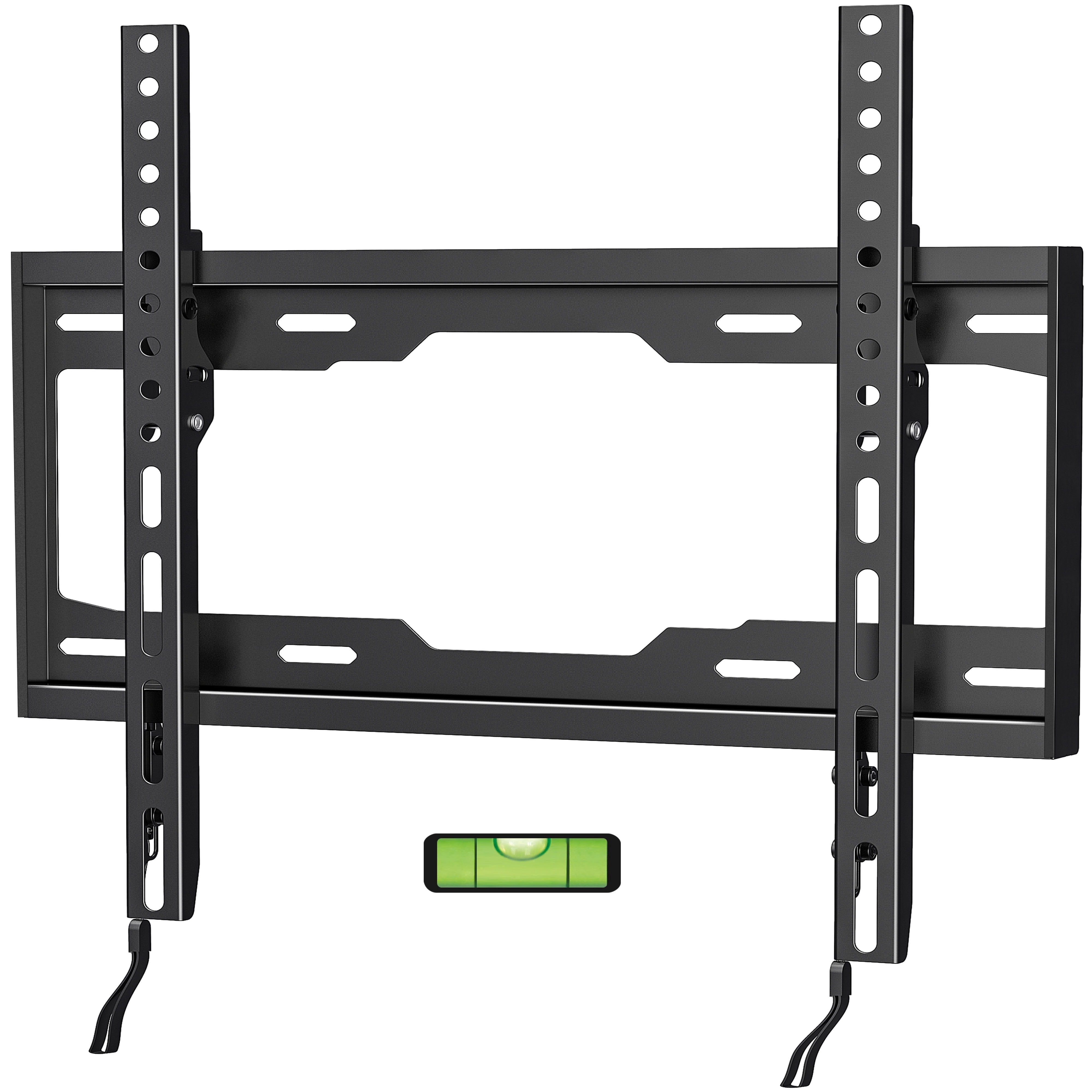 USX MOUNT TV Mount Fixed for 26-65 Inch TVs, TV Wall Mount TV Bracket VESA up to 400x400mm and 100 LBS Loading Capacity, Low Profile and Space Saving
