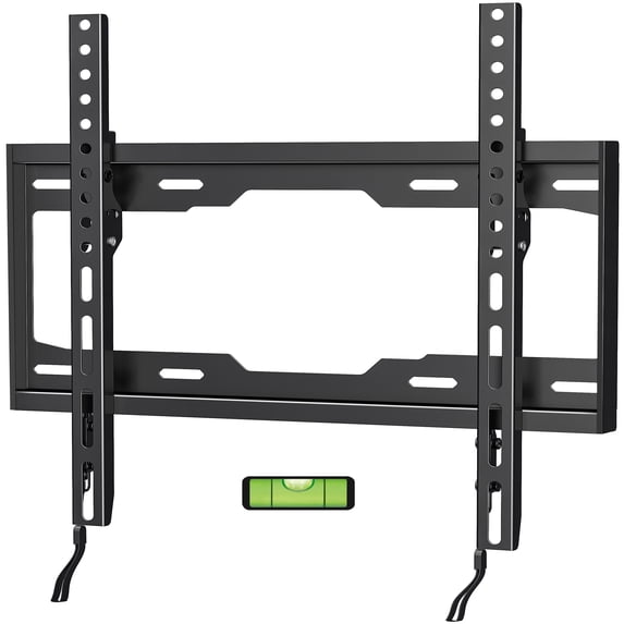 USX MOUNT TV Mount Fixed for 26-65 Inch TVs, TV Wall Mount TV Bracket VESA up to 400x400mm and 100 LBS Loading Capacity, Low Profile and Space Saving
