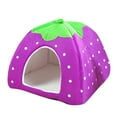 USYFAKGH Dog house Pet dog Wave point house cat house Strawberry house