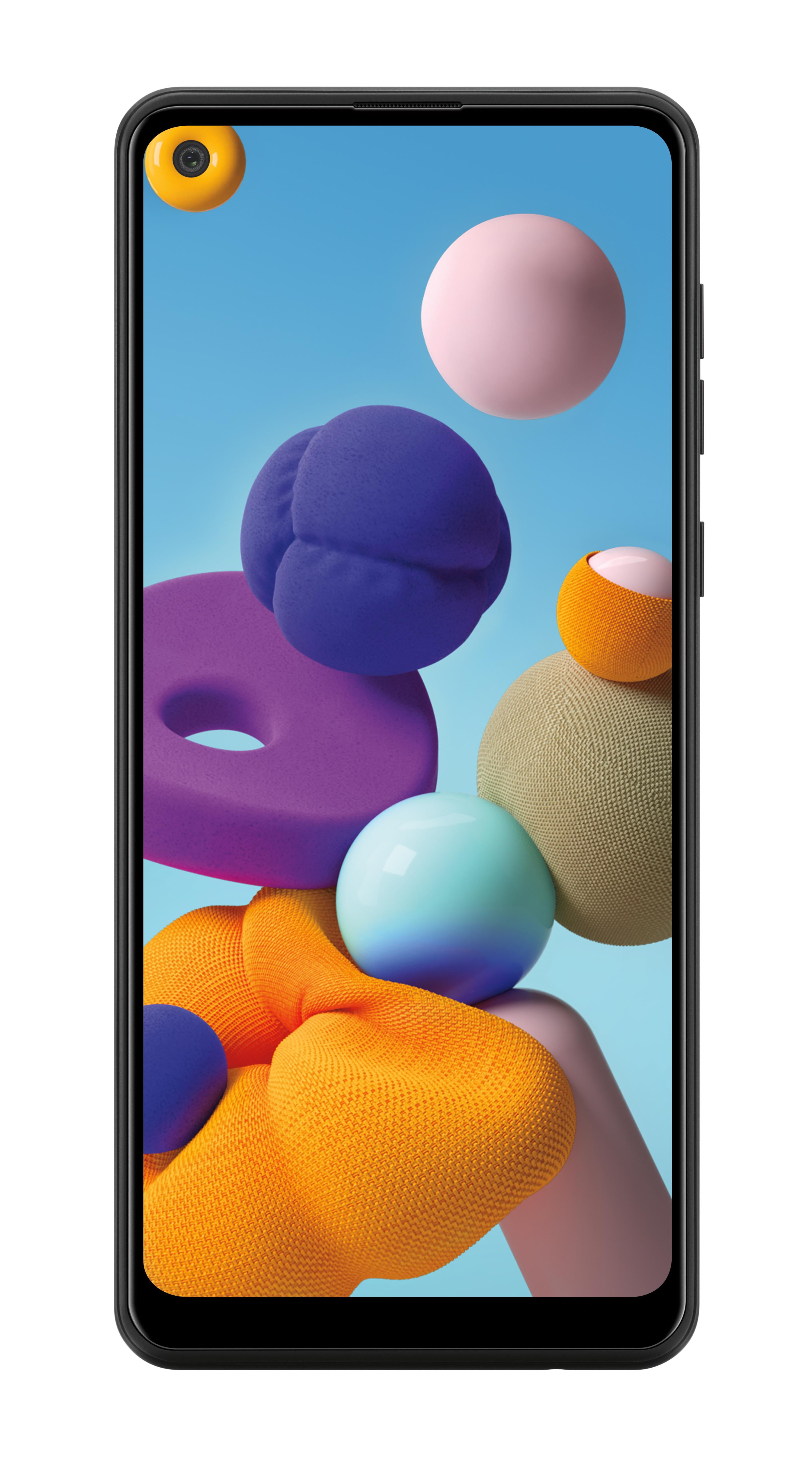 UScellular Samsung Galaxy A21, 32GB, Black - Prepaid Smartphone