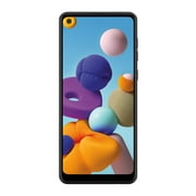 UScellular Samsung Galaxy A21, 32GB, Black - Prepaid Smartphone