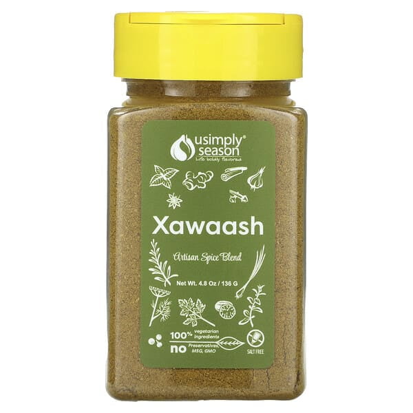 USimplySeason, Artisan Spice Blend, Xawaash, 4.8 oz Pack of 4