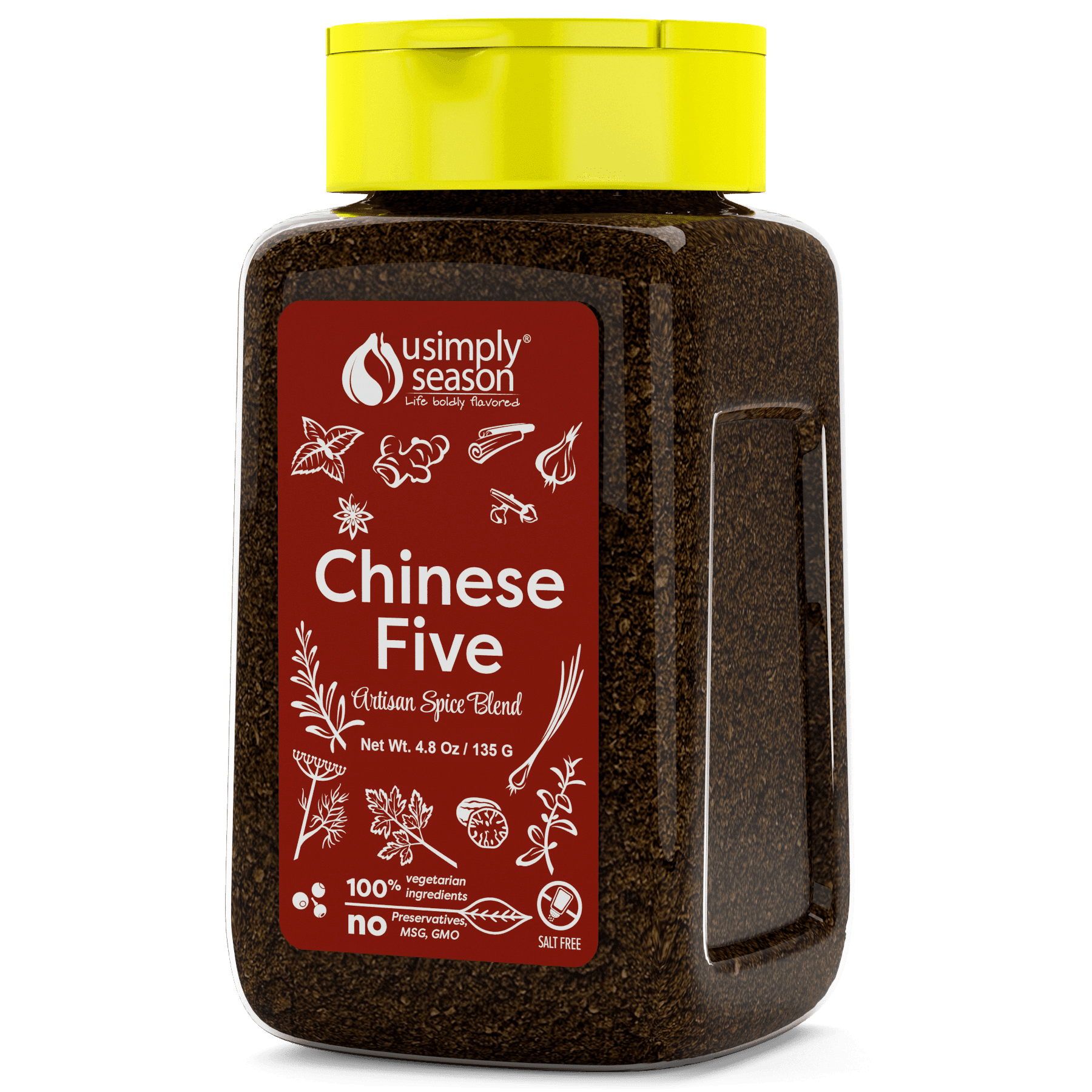 Spice Supreme Oriental Five Spices, 3.5 oz. Bottle 