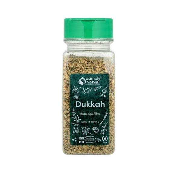 USimplySeason Dukkah Spice Blend - Nutty Aromatic Egyptian Seasoning, 4.8 oz