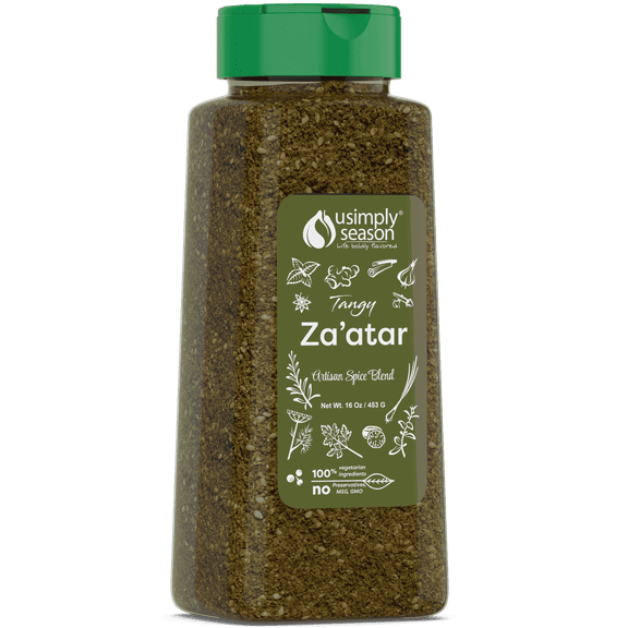 USimplySeason Tangy Zaatar Seasoning, Vegan, 16oz