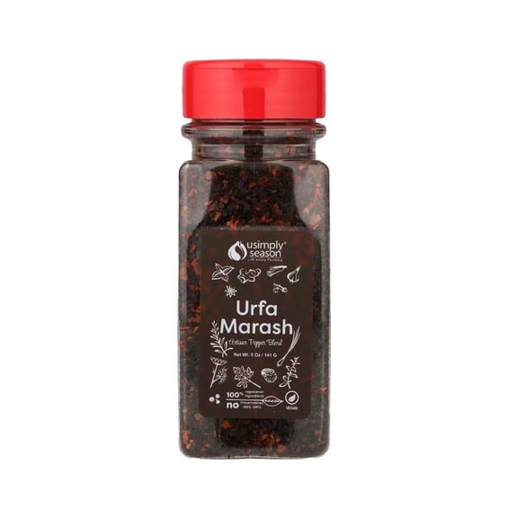 USimplySeason Urfa Biber Marash Chili Pepper Blend - 5oz Turkish Smoky Seasoning, Non-GMO Gluten-Free