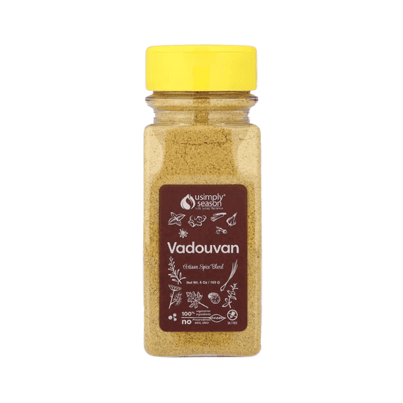 USimplySeason Vadouvan Spice Blend (6 oz) - Indo-French Curry Seasoning, Vegan, Non-GMO