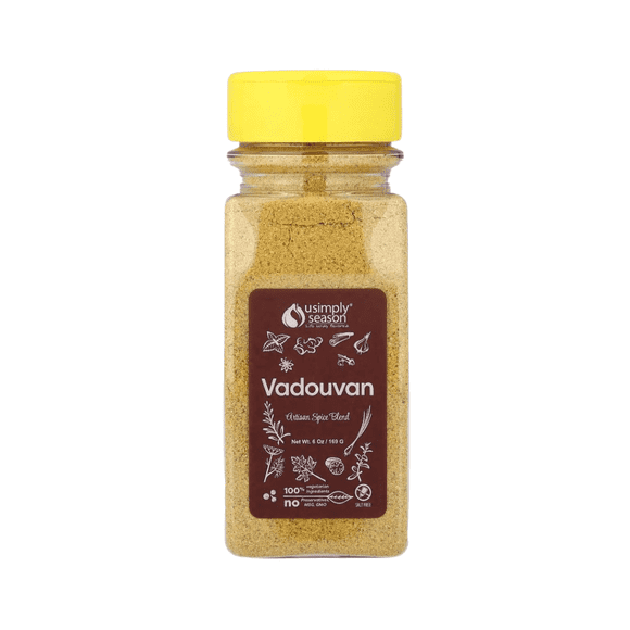 USimplySeason Vadouvan Spice Blend (6 oz) – One Blend Many Meals Savory Indo-French Curry Seasoning | Rich Aromatic Fusion for Roasting & Stews | Vegan, Non-GMO
