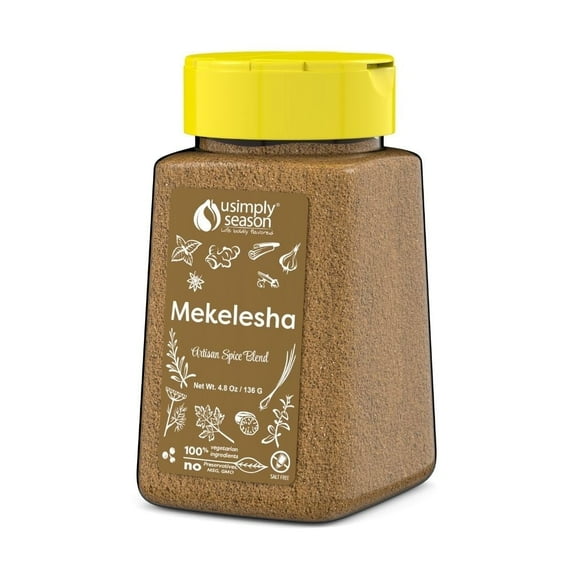 USimplySeason Mekelesha Spice (4.8 oz) – Ethiopian Finishing Blend for Stews & Soups, Vegan, Non-GMO, Salt-Free