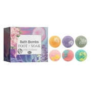 USky Bath Bombs for Women, Relaxing Bath Bomb Gift Set, All Natural Bathbombs for Woman, Essential Oil Scented, Large Bulk 6 Pack, Individually Wrapped, Fizzy Bath Bombs