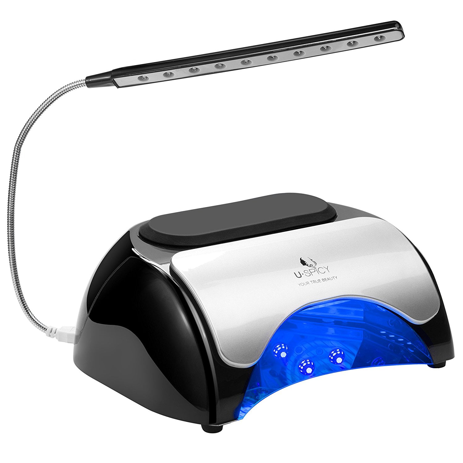 Cargador adaptador AC/DC para USpicy 48W LED UV Nail Dryer  Lámpara de uñas para esmaltes de gel (US-FS006) Cargador de cable de  alimentación conmutada : Electrónica