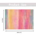 thumbnail image 1 of Vibrant Rainbow Area Rug - Colorful Stripe Kids Rug, Plush Machine Washable Rug for Girls Bedroom, Nonslip Kids Carpet for Nursery, 1 of 8