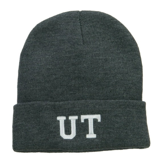 UT Utah State Embroidered Cuff Beanie - Dk Grey OSFM