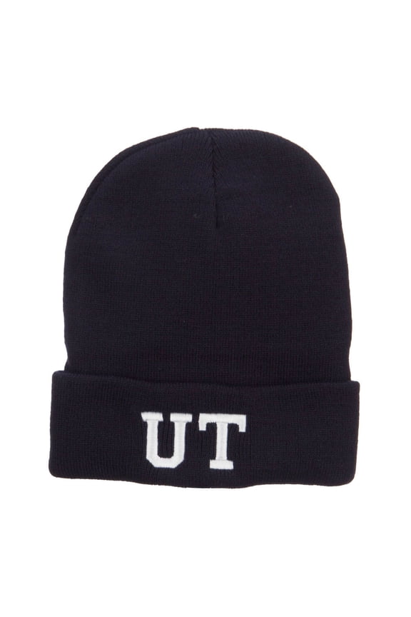 UT Utah State Embroidered Cuff Beanie - Navy OSFM