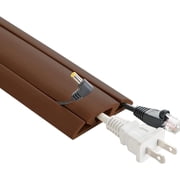 UT Wire 5 FT Cord Protector and Cover with 3-Channels, Brown