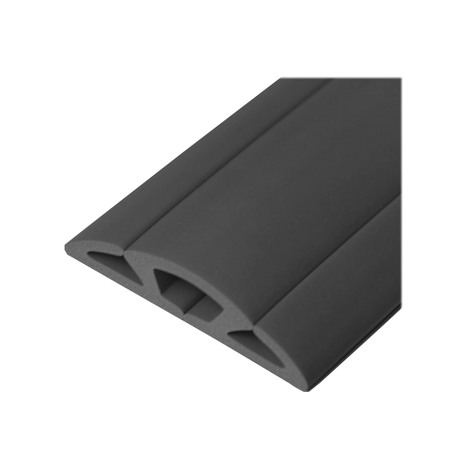 Dark Gray Flexible 5-ft Cord Protector and Concealer