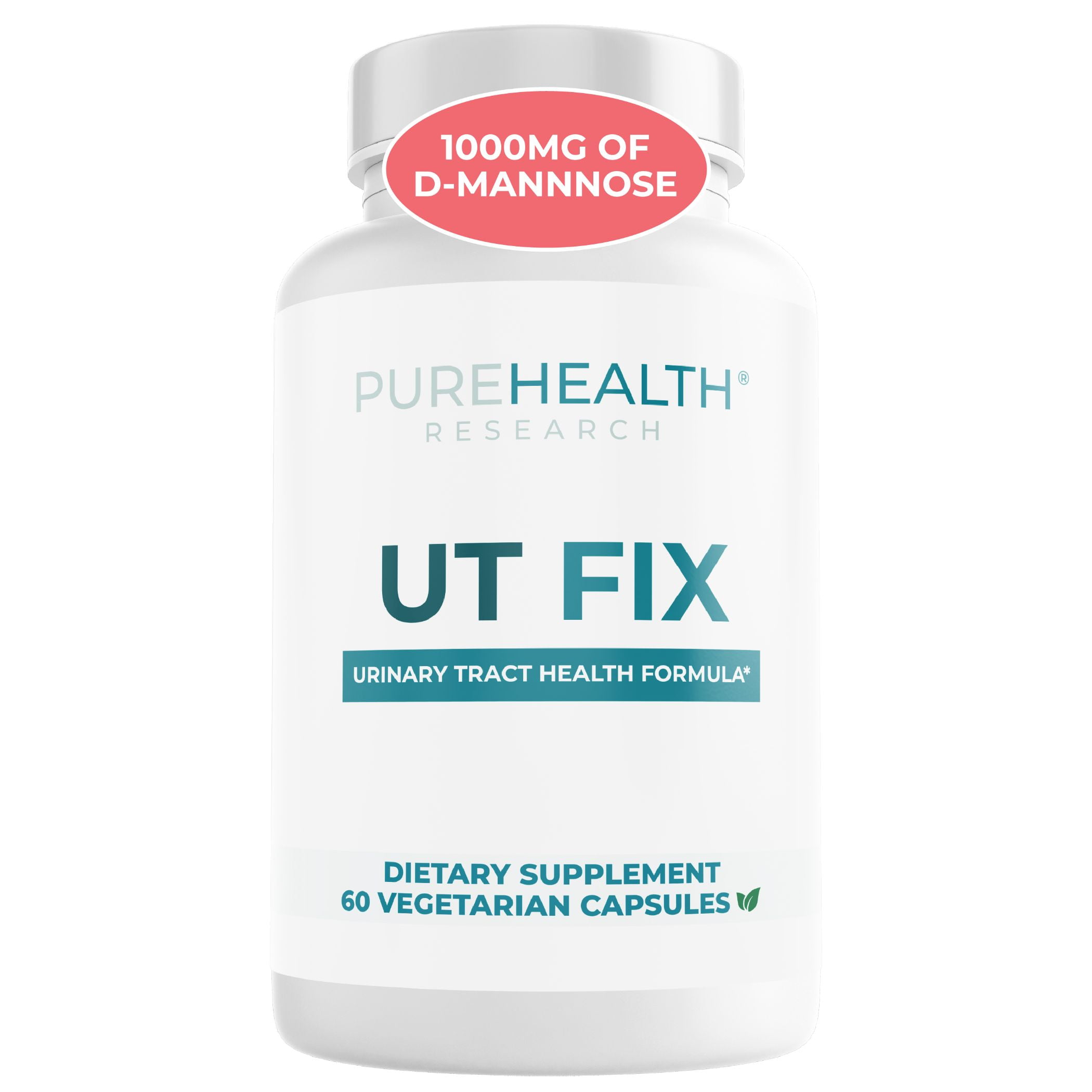 UT fix D Mannose with Cranberry Supplement for Uti & Urinary Tract Health by PureHealth Research