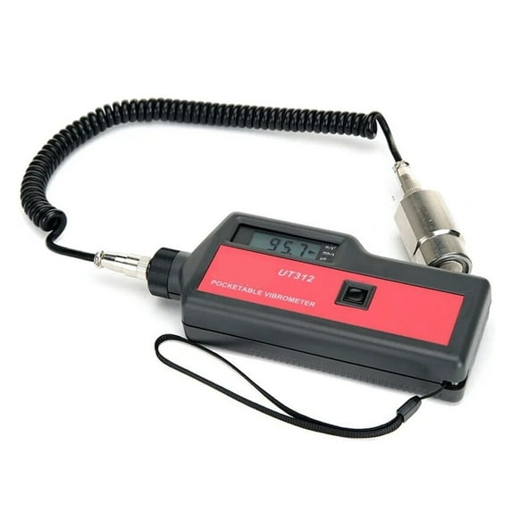 UT312 Portable Vibration Meter High Sensitive Probe Vibration Displacement Velocity Acceleration Measurement ,Versatile Frequency