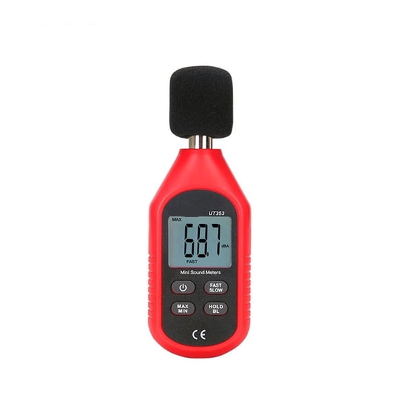 UT353 Mini Digital Sound level meter Decibel meter Noise detector Diagnostic-tool 30~130db Data hold LCD Backlight
