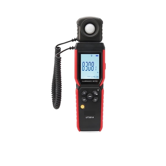 UT381A Illuminance Meter 400000 lx Split Rotatable Design Lux Meter Digital Light Meter Photometer With Bluetooth