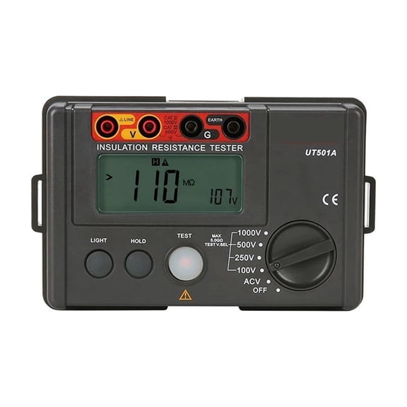 UT501A Insulation Resistance Tester 1000V Megohmmeter 5G Ohm Meter Professional Digital Ohmmeter Electrical Megometer